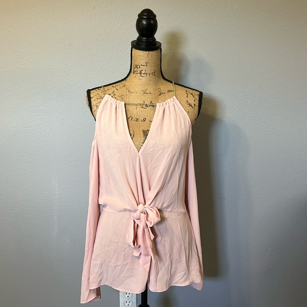 Blush pink women’s going out top
